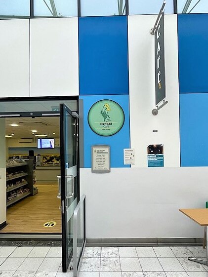 An image of the NHS Sherwood Forest interior signage.